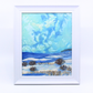 Winter Slough - Framed Thread Painting