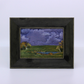 Slough and Bluffs III - Framed Thread Painting