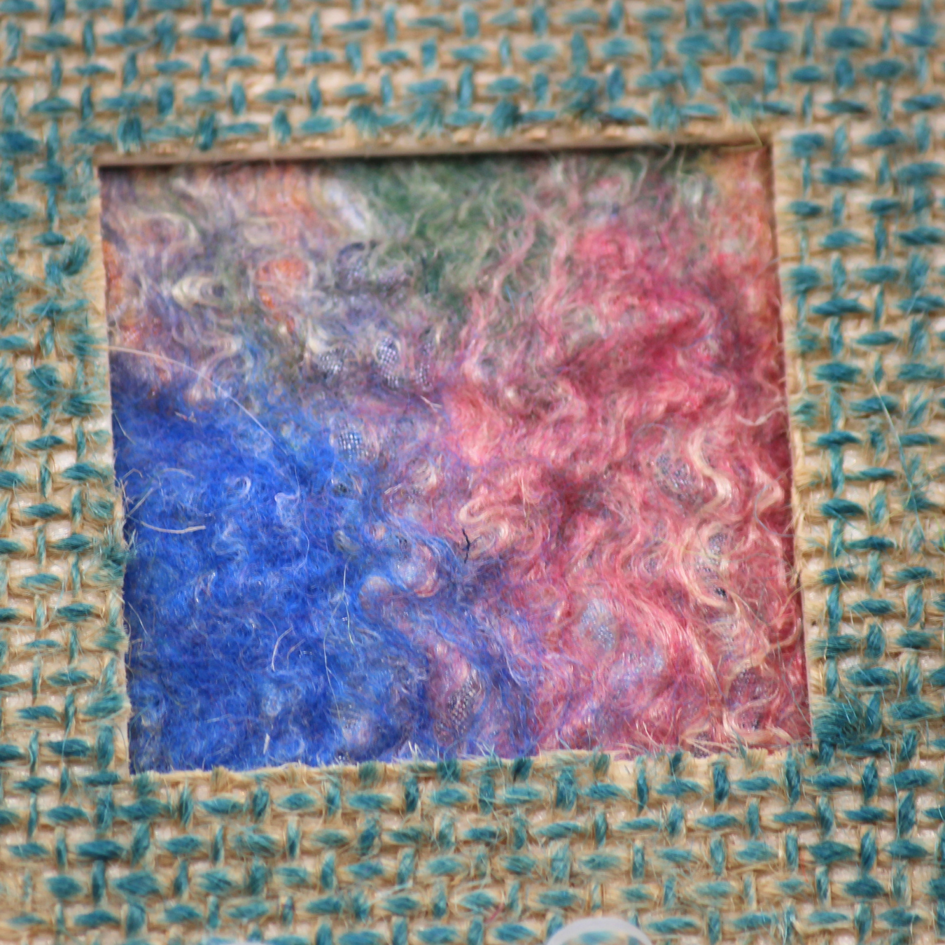 3 Mini Burlap Frames