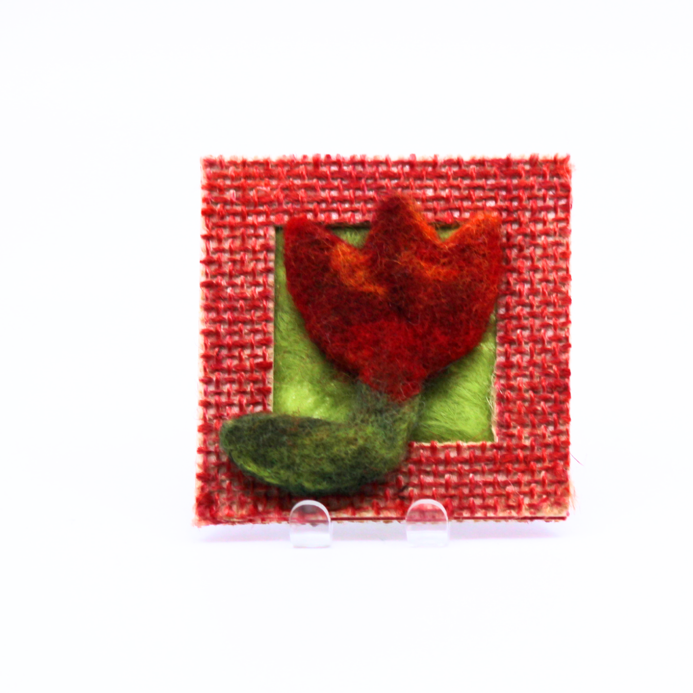 Tulip Mini Burlap Frame