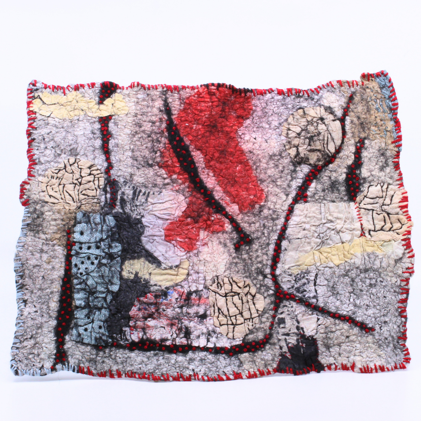 Unframed Abstract - Felted wall hanging