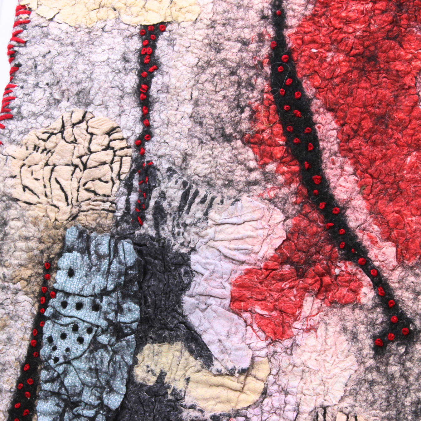 Unframed Abstract - Felted wall hanging