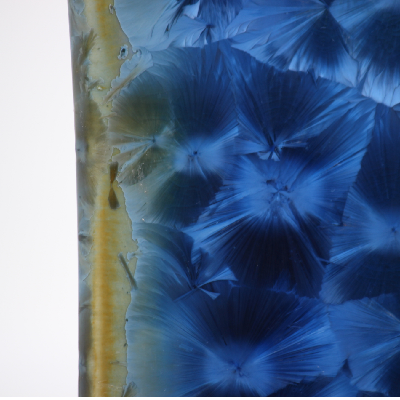 Deep Blue Crystaline Plate