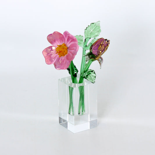 Wild Rose - Glass Sculpture