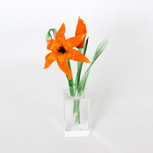 Prairie Lily Bud - Glass sculpture