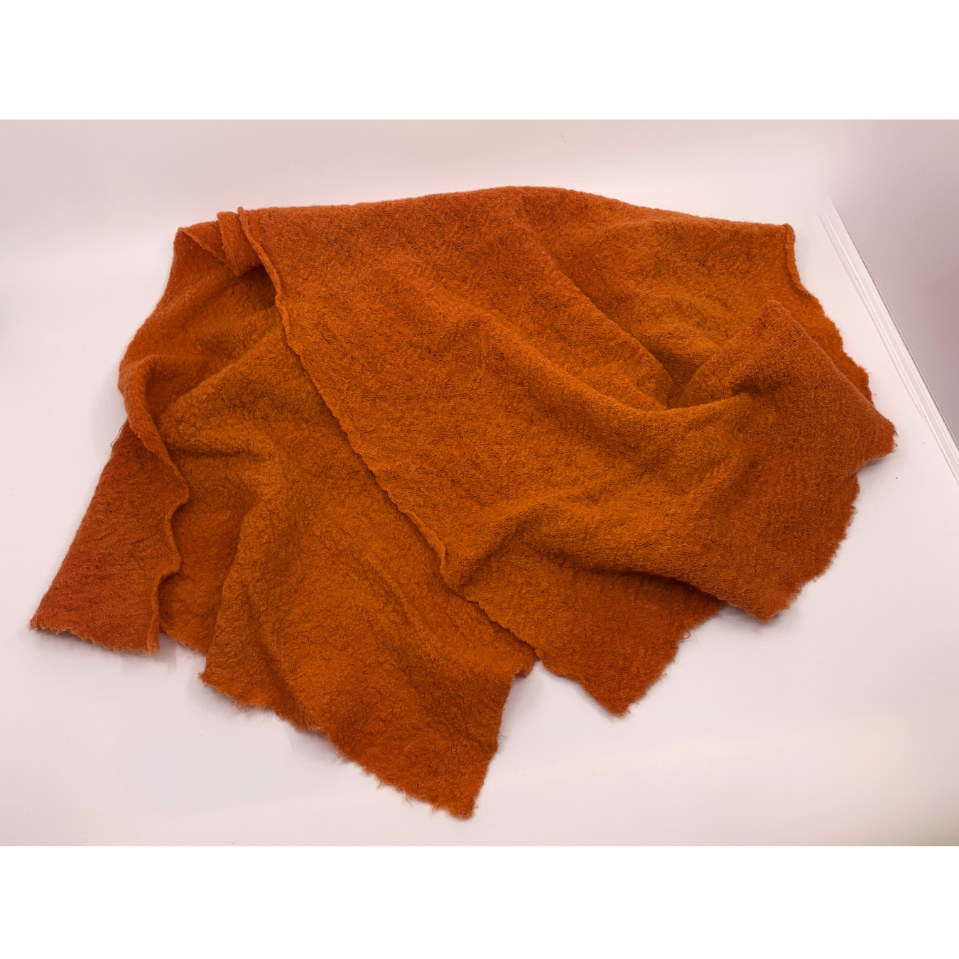 orange dyed scarf 