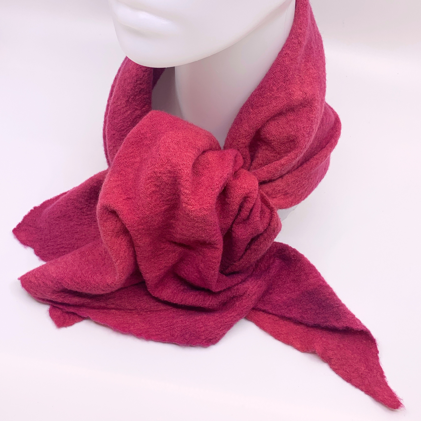 pink scarf 