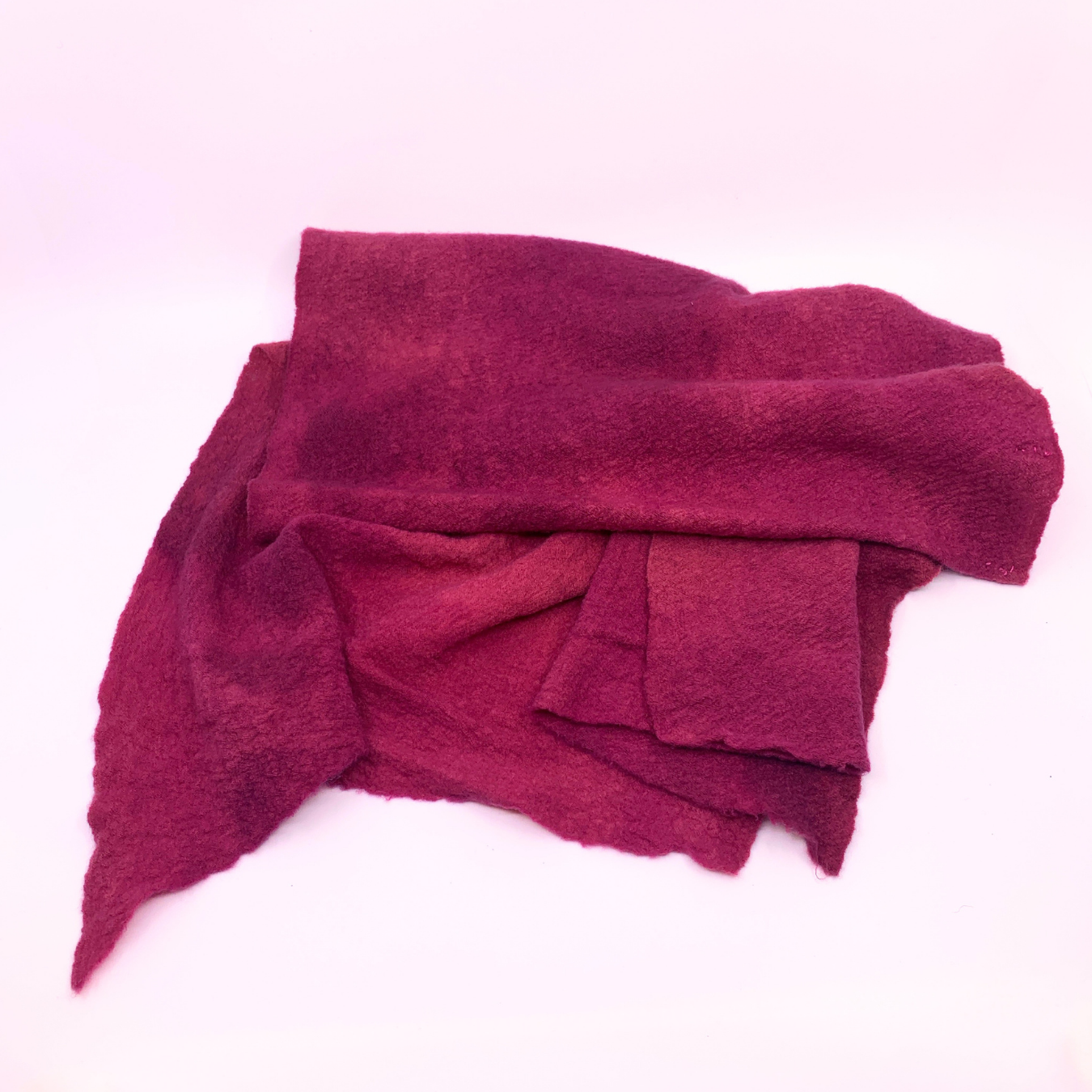 pink scarf 