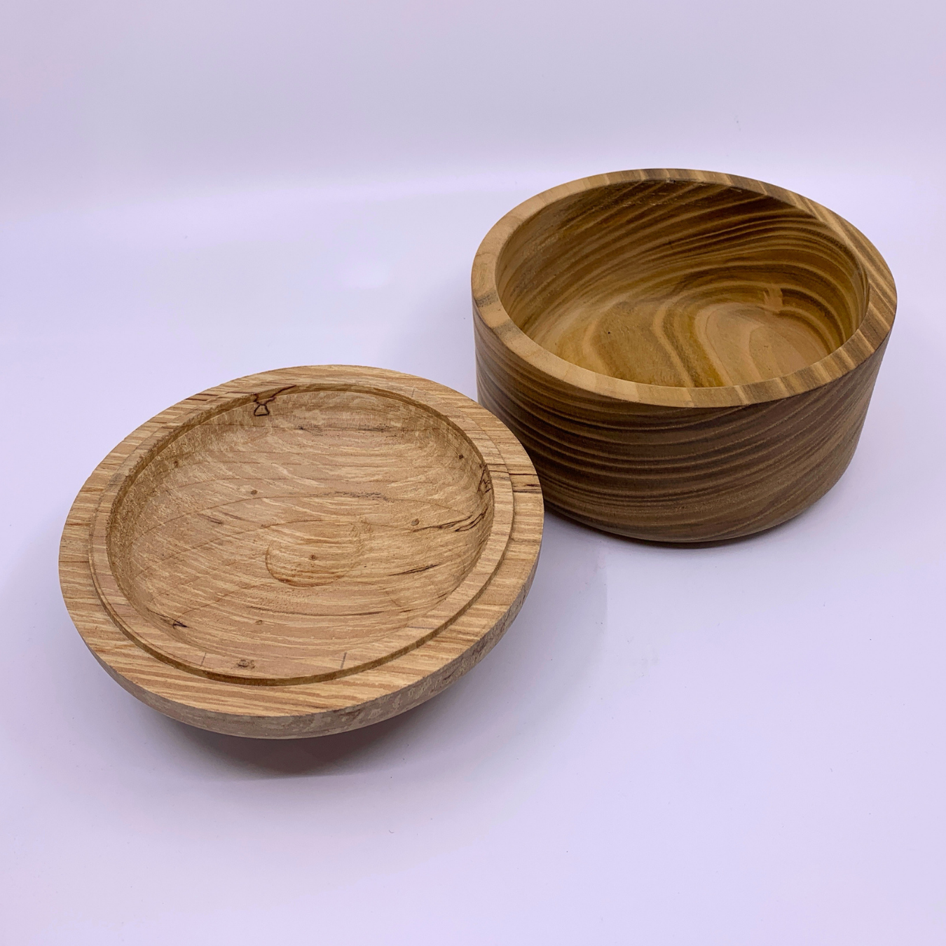 wood lidded bowl 