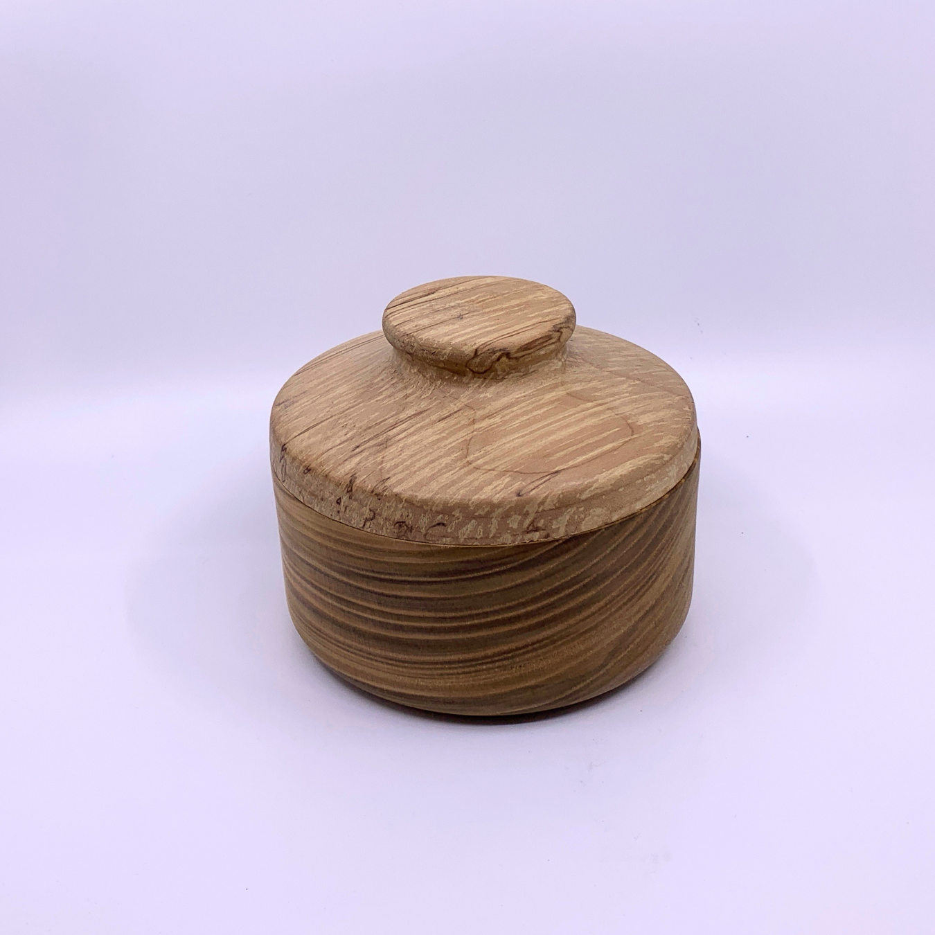wood lidded bowl 