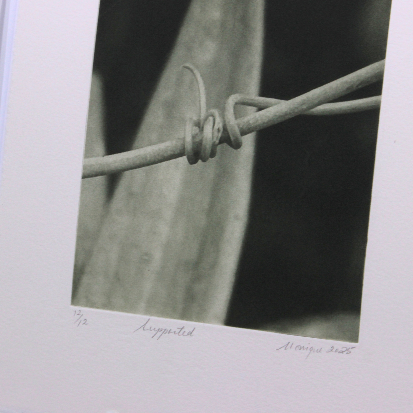 Supported - Photogravure print
