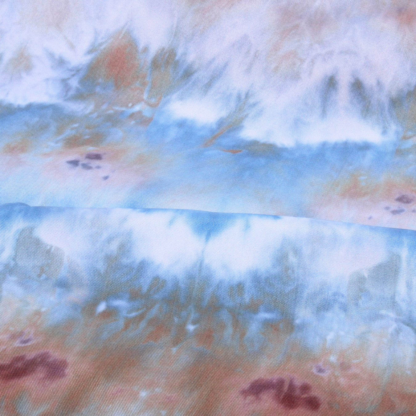 Sandy Blue Silk Twill Scarf