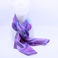 Lilac and Violet Silk Twill Scarf