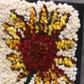 Flower - Framed Rug Hooking