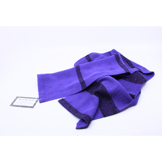 Purple Black Scarf #645