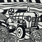 Sunday Morning - Framed Linocut