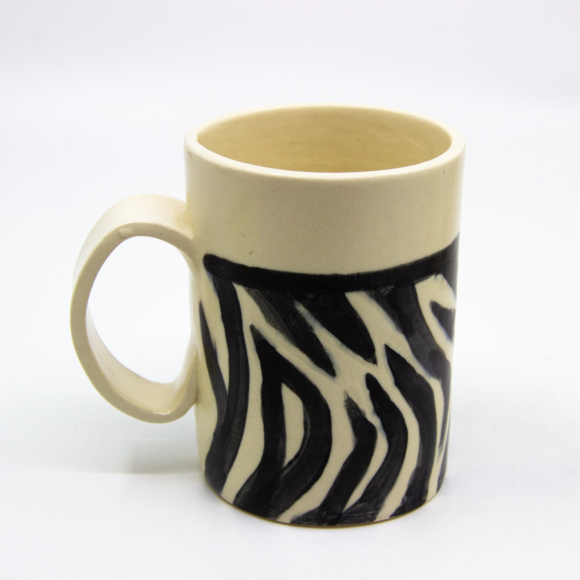 Black and white zebra mug