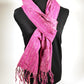 Pink nuno felted scarf