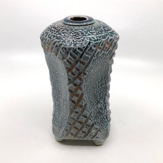Square Carved Vase