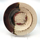 Large cream and brown bowl