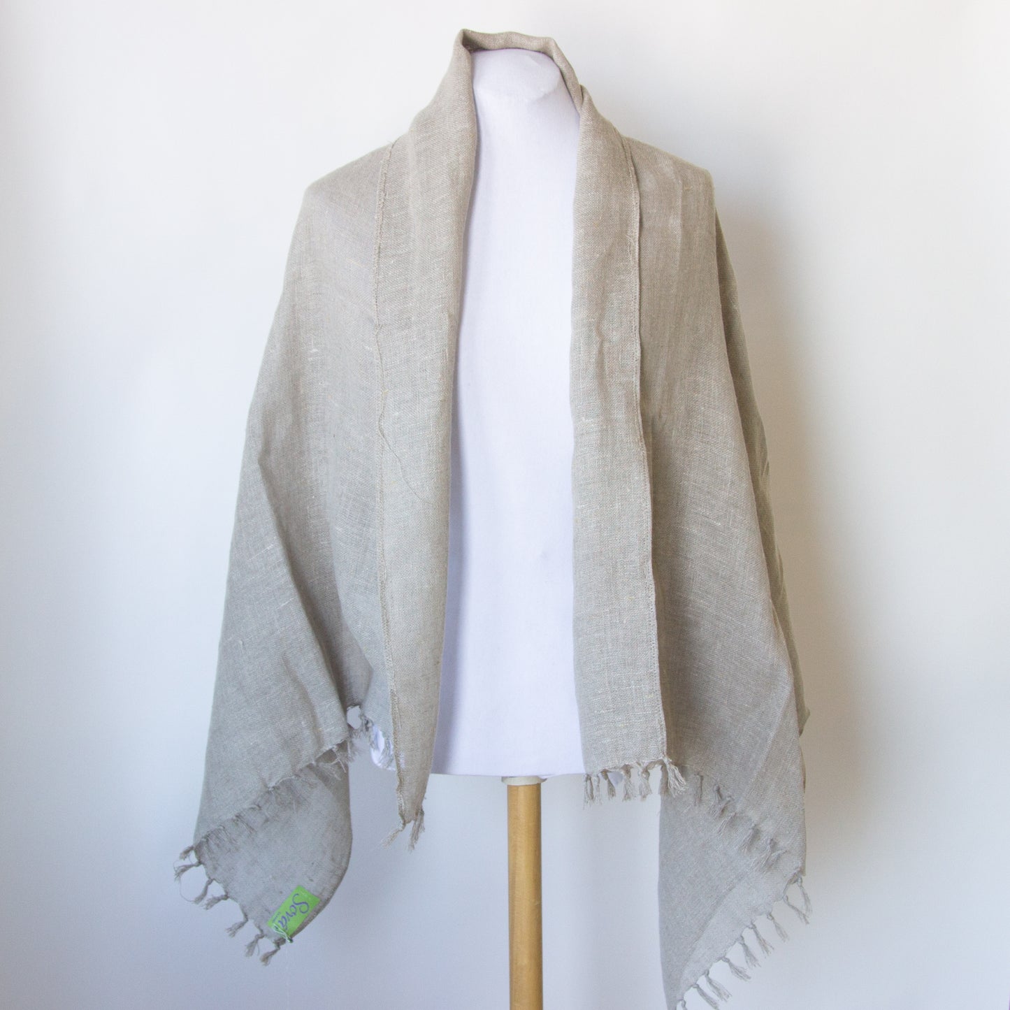 Linen Scarf - Taupe