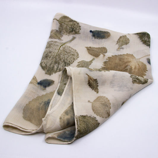 Botanical Silk & Wool Scarf 2