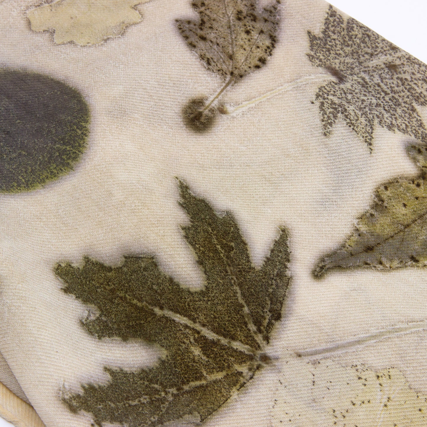 Botanical Silk & Wool Scarf - Various Leaves