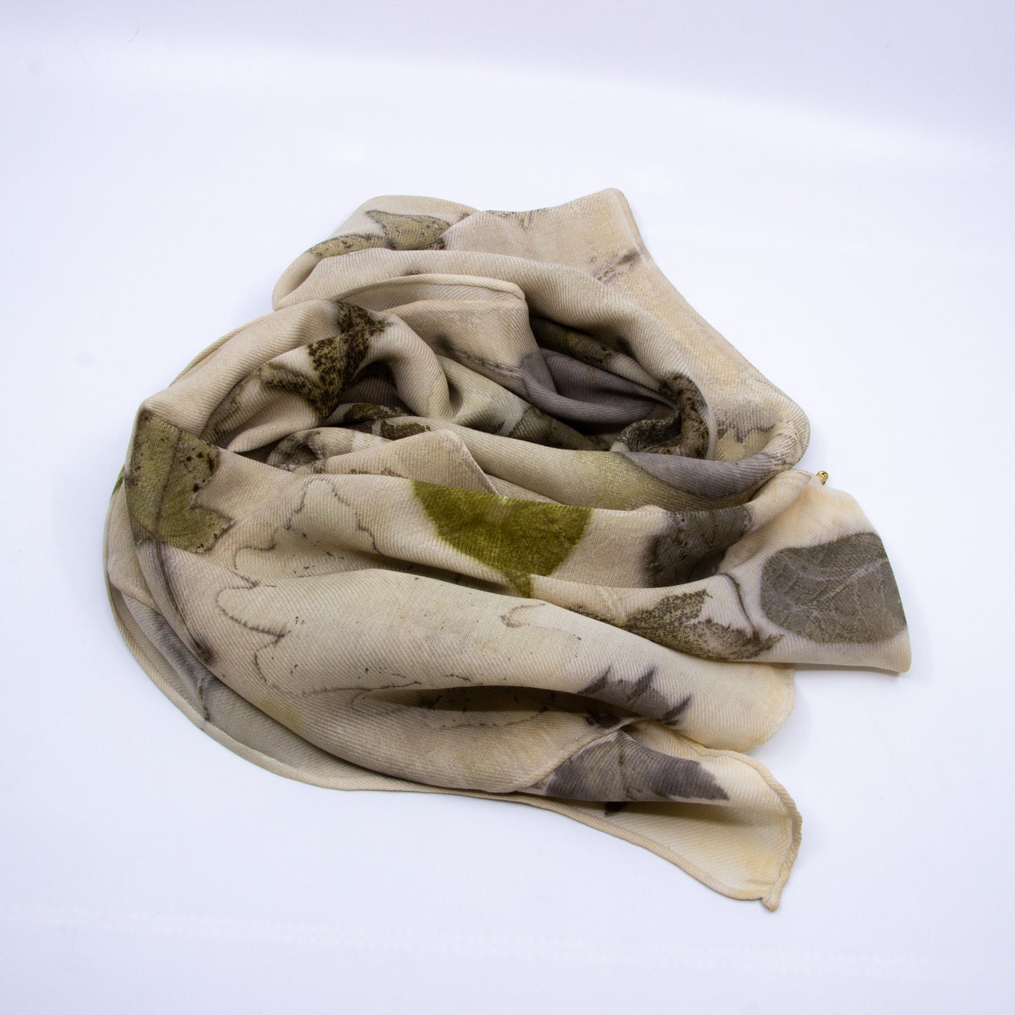 Botanical Silk & Wool Scarf - Various Leaves