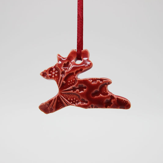 Red Reindeer Ornaments